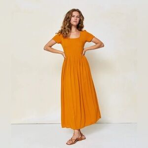 Like New - Christy Dawn Scarlet Dress in Marigold, XS